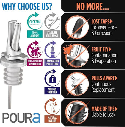 3-in-1 Liquor Bottle Pour Spouts - Image 3