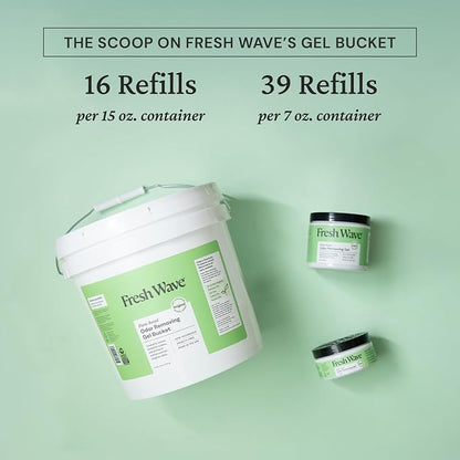Fresh Wave Odor Removing Gel Bucket, 15.5 lb., Original Scent Refill - Image 6