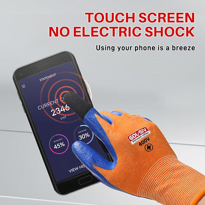 Electrical Gloves For Men - 400V Low Voltage Insulated Electrician Safety Gloves - Image 4