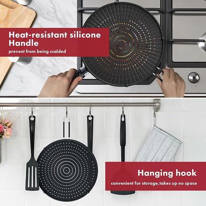 INYOU Silicone Splatter Screen for Frying Pan Suitable for 13” Pans - Image 7