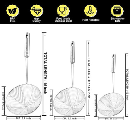 Anaeat Stainless Steel Spider Skimmer - Image 6