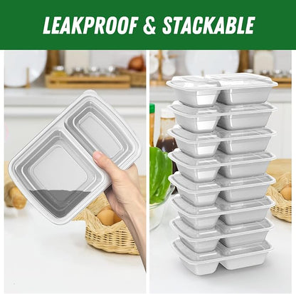 Dealusy 50 Pack 28 oz Meal Prep Containers Reusable - Image 4