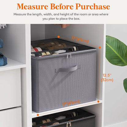 Lifewit Shoe Storage Organizer for Closet Fits 12-16 Pairs, Fabric Large Shoe - Image 4