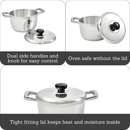 IMUSA 3.5qt H. Cajun Cast Aluminum Dutch Oven - Image 2