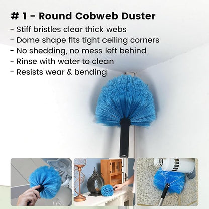 Ceiling Fan Duster Kit – 5-in-1 Bendable & Dual-Sided Heads – Washable Dusters - Image 3
