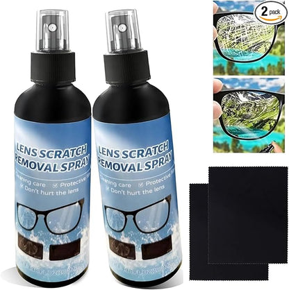 2PCs Lens Scratch Remover for Eye glasses, Lens scratch removal spray, Eyeglass by KEHOO