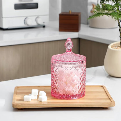 rejomiik Qtip Holder Glass Apothecary Jars - Image 5