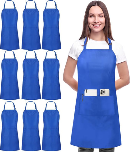 Utopia Kitchen 10 Pack Bib Apron Adjustable by UTOPIAKITCHEN