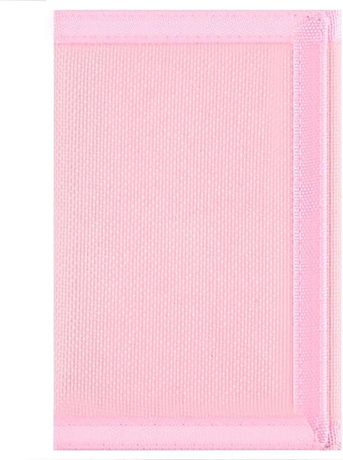 NEICY RFID Blocking Canvas Wallet for Men and Women - Camo Trifold Outdoor Sports Wallets with Magic Sticker for Teen Kids (Pink)