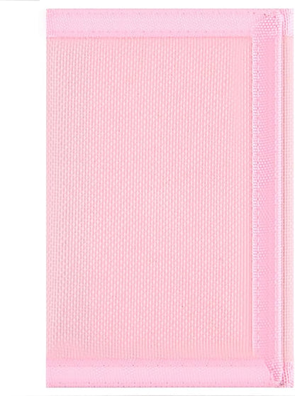 NEICY RFID Blocking Canvas Wallet for Men and Women - Camo Trifold Outdoor Sports Wallets with Magic Sticker for Teen Kids (Pink)