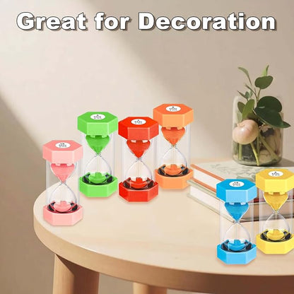 Sand Timer 15 Minute Hourglass, Unbreakable Hexagon Sand Clock 15 Min, Reloj De - Image 9