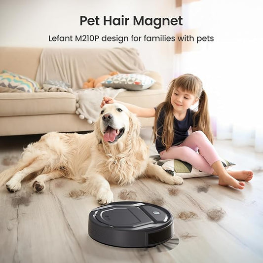 Lefant Robot Vacuum Cleaner M210 Pro, 2200Pa Suction, 120 Min Self-Charging - Image 2