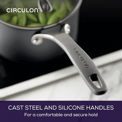 Circulon A1 Series w/ScratchDefense Nonstick Induction Straining 2qt SaucePan - Image 5
