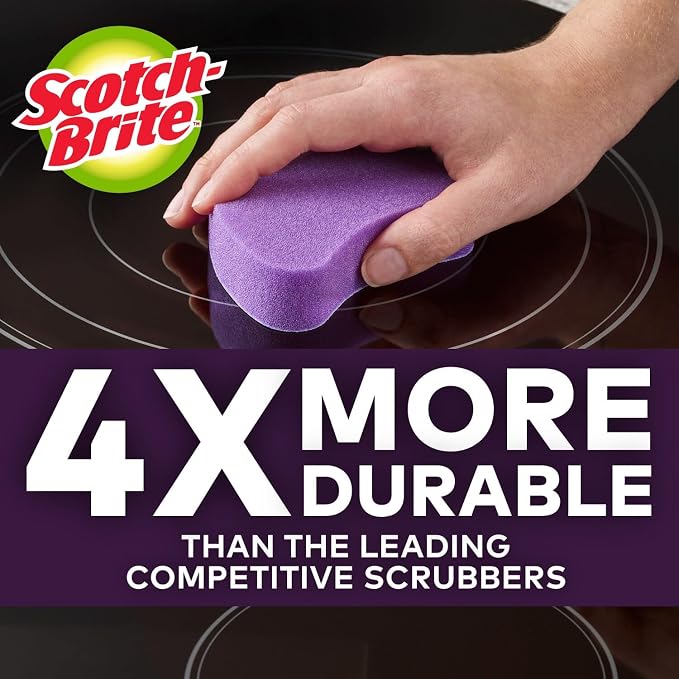 Scotch-Brite™ Glass Cooktop Pads, 4.1 in x 3.4 in x 1 in - Image 5