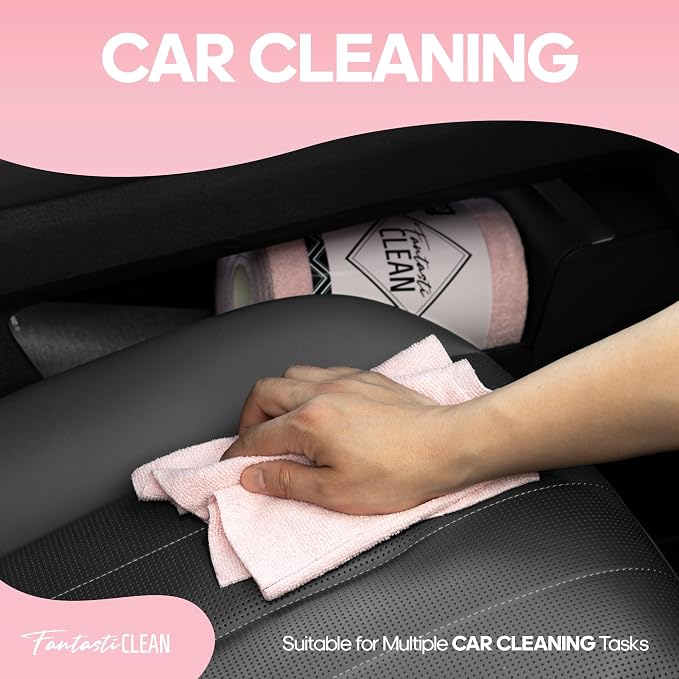 Fantasticlean Microfiber Cleaning Cloth Roll 2 Rolls 120 Pack, Tear Away - Image 5