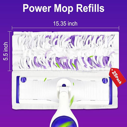 25 Count Power Mop Pads Refills - Image 2