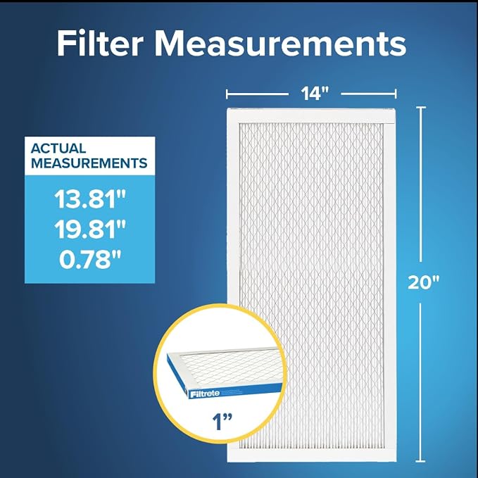 Filtrete 14x20x1 AC Furnace Air Filter, MERV 13, MPR 1900, Premium Allergen - Image 3