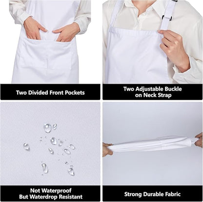 Jubatus 2 Pack 100% Cotton Aprons - Image 5