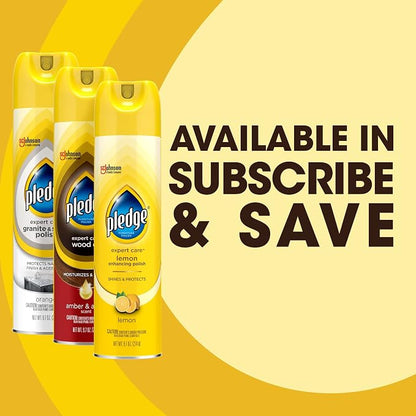 Pledge Enhancing Polish, Furniture & Wood Spray, Lemon Scent - Image 11