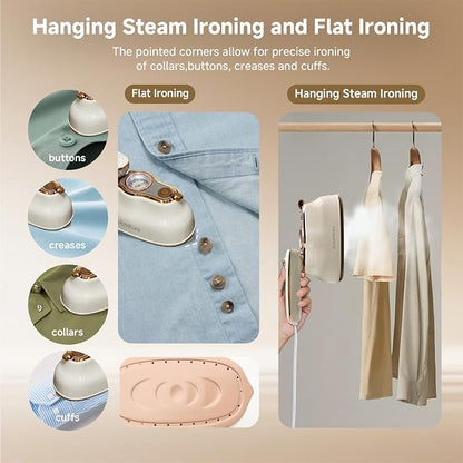 Travel Steamer for Clothes, 1200W Portable Handheld Mini Garment Steamers - Image 5