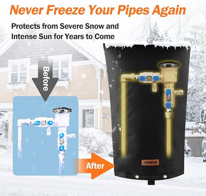 Backflow Preventer Pipe Insulation Cover - Image 3