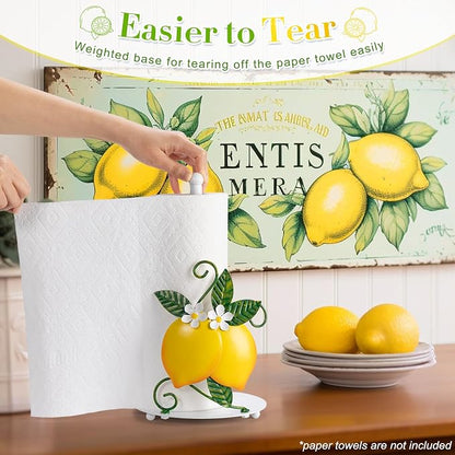 Lemon Paper Towel Roll Holder Countertop - Image 4