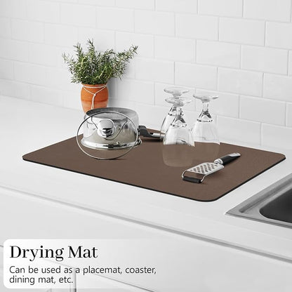 Bloss Absorbent Coffee Mat, Dish Drying Mat - Image 6