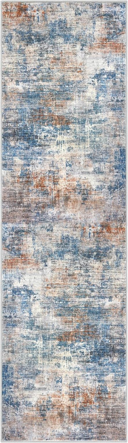 IOHOUZE Abstract Runner Rug 2x7 Ft Washable Runners - Image 9