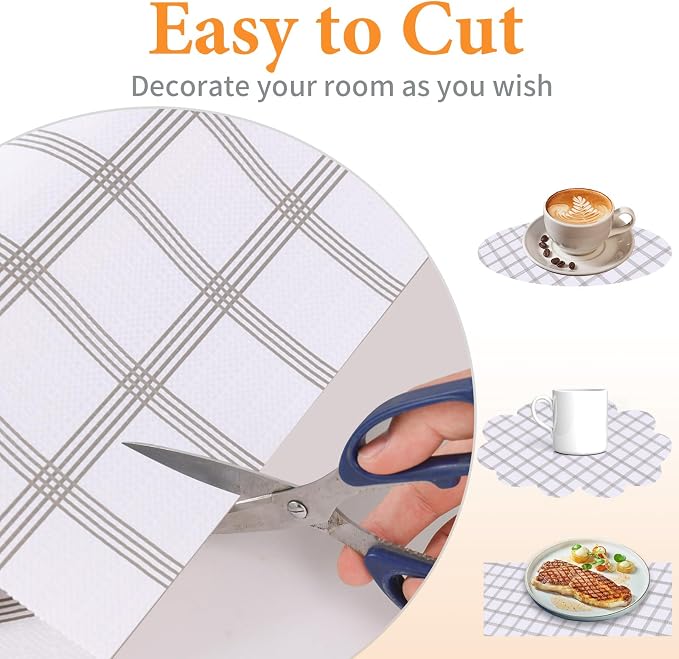 Shelf Liner for Kitchen Cabinets Non Adhesive Drawer Liner Non-Slip Thickened - Image 6