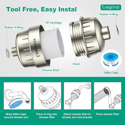 R7 Shower Filter High Put Shower Water Filter - Image 8