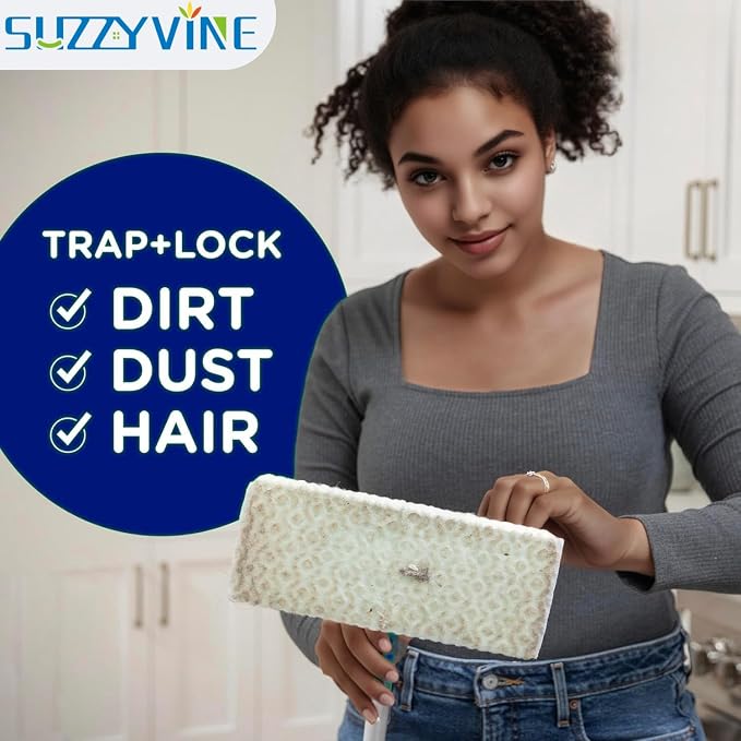 SUZZYVINE Dry Sweeping Cloths Mop Refills Disposable Floor Cleaning Wipes - Image 8