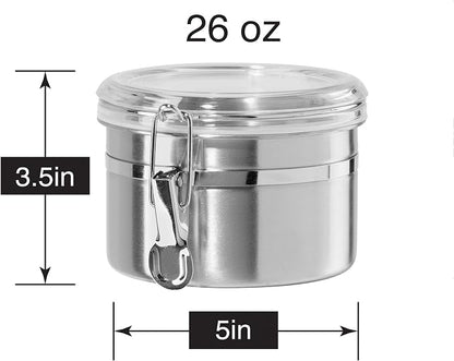 OGGI Stainless Steel Kitchen Canister 26 fl oz - Image 8