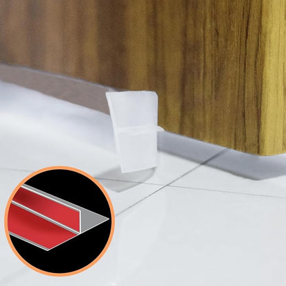 Orghtin T-Shaped Silicone Seal Strip, 10Ft Door Draft Stopper - Image 2