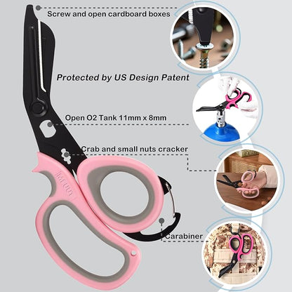 MEUUT 2 PCS All Purpose Scissor –7.5in Multi-Purpose Utility Scissors - Image 7
