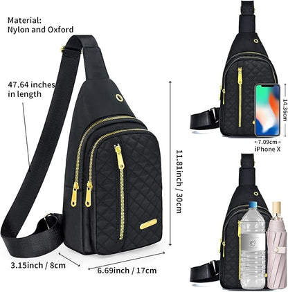 Small Sling Bag For Women Men Casual Crossbody Sling Backpack