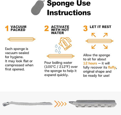 Multi-Purpose Scrub Kitchen Sponges – 12 Pack Dish Sponge, Dual-Sided - Image 2