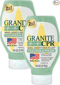 CPR Granite Cleaner Can Be Used Daily On Granite, Marble, Quartz & Corian. Leaves A Gorgeous Streak-Free Shine & Silky Smooth Finish (18 Ounce (Pack of 2))