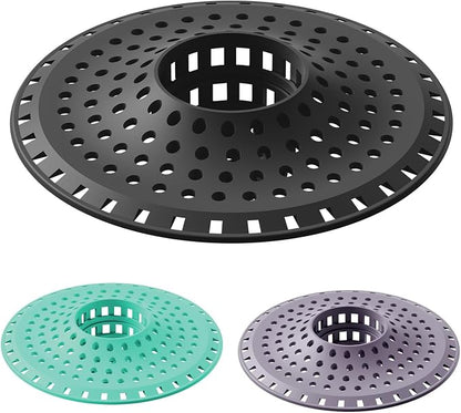 Shower Hair Drain Catcher, Silicone Bathtub Drain Hair Catcher Strainer by SayGoodbyetoHairClogging