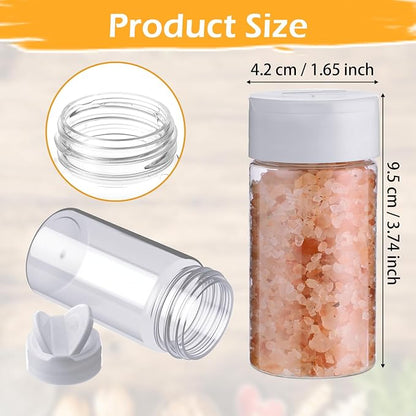Mimorou 40 Pack Plastic Spice Jar - Image 2