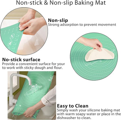 Silicone Pastry Mat 32" x 24" Extra Thick Non Stick Baking Mat - Image 4