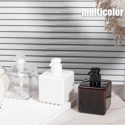 Pump Bottle, Refillable Plastic Empty Lotion Soap Dispenser Liquid Container - Image 5
