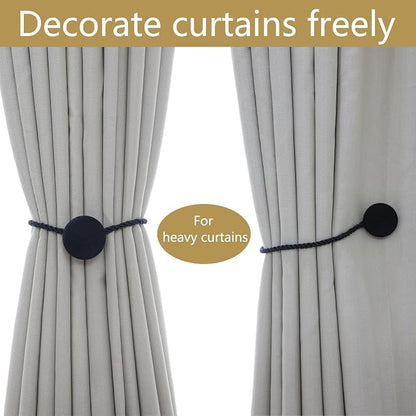 Magnetic Curtain Tiebacks - 12mm Magnetic Tie Backs - Image 5