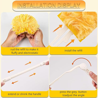 Duster Refills Compatible with Swiffer Duster, 360 Heavy Duty Multi Surface - Image 2