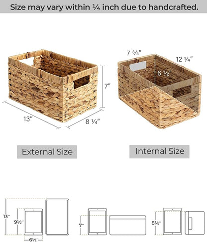 StorageWorks Wicker Basket, Baskets - Image 3