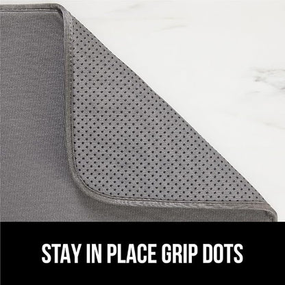 GORILLA GRIP Ultra Water Absorbent Microfiber Dish Drying Mat, Quick Dry Thick - Image 4