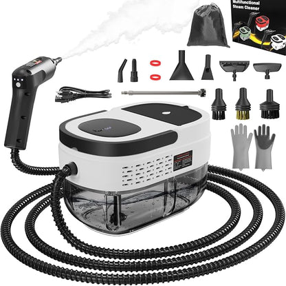 Handheld Steam Cleaner for Home, 2500W High Pressure Steam Cleaner for Car by Goyappin