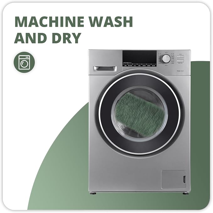 Toilet Rugs U Shaped Bathroom Rug, Machine Washable Non Slip Quick Dry Super - Image 5