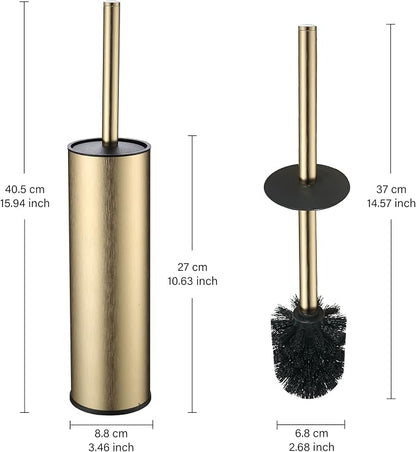 Toilet Brush and Holder Set Premium Material Toilet Bowl Cleaner Free Standing - Image 8