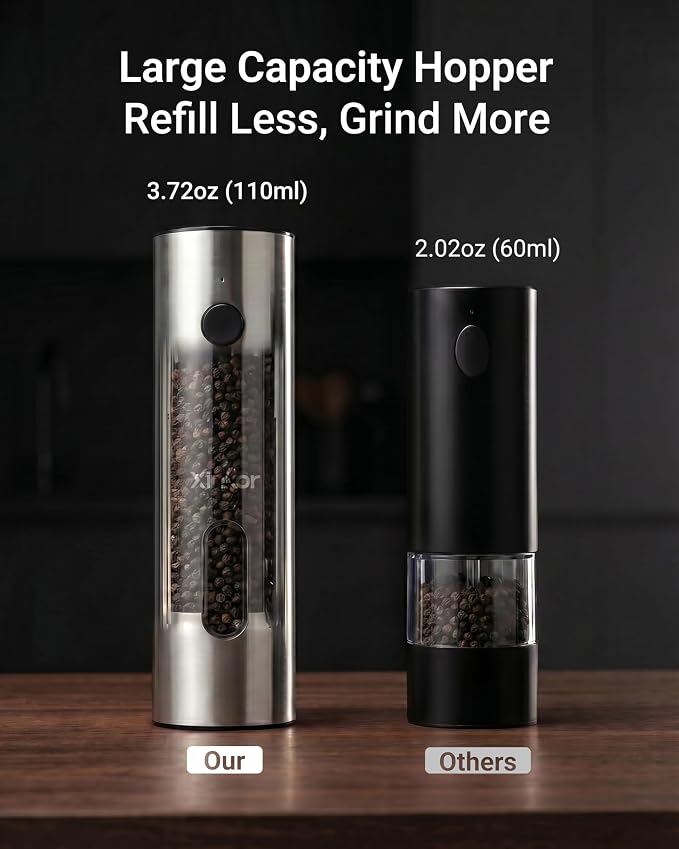 Electric Salt and Pepper Grinder Set - Image 5