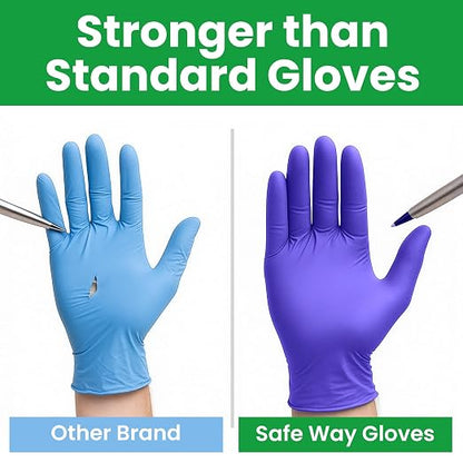 SafeWay Nitrile Disposable Gloves — Multi-Purpose Powder-Free, Medical Use - Image 5